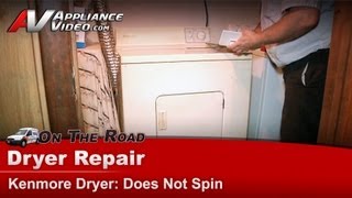 Kenmore Dryer Repair  Does Not Spin  Rollers [upl. by Ximenes]