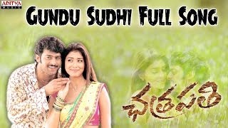 Gundu Sudhi Full Song II Chatrapathi Movie II Prabhas Shreya [upl. by Celinda]