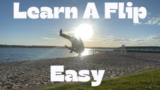 How To Learn A BACKFLIP FAST [upl. by Isidor]