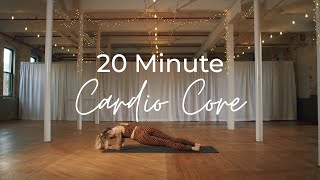 20 Minute Cardio Core with Kaylie Daniels  Yoga Sculpt HIIT Pilates Barre Bodyweight Workout [upl. by Otxis753]