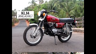 Yamaha Rx 100  Full Restoration  1991 Model  By Prasanth Violet [upl. by Adnale]