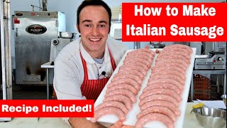 Homemade Italian Sausage Recipe How to Make Italian Sausage Recipe Included [upl. by Celin]