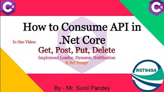 Rest API in AspNet Core Using HttpClient  Web API CRUD  net core web api api biharideveloper [upl. by Heisser835]