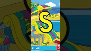 Letterland Alphabet Phonics  Letter S  Sammy Snake  Education Kids Learning ABC [upl. by Otreblaug744]