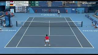 Novak Djokovic vs Alexander Zverev l Semifinal l Tokyo Olympics [upl. by Maryn563]