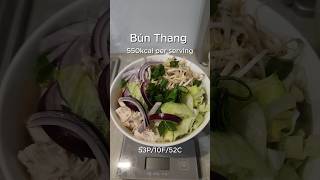 Low Calorie Vietnamese Combo Noodle Soup [upl. by Annawahs]