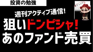 【週刊アクティブ】あのファンドの狙いはドンピシャか？絶好調某ファンド！ズボラ株投資 [upl. by Ennagrom]