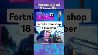 Fortnite item Shop Update Today 18th November 2024 17th of November 2024 for USA fortnite [upl. by Blader]