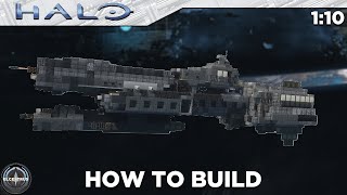 UNSC Mulsanneclass frigate  Minecraft Halo tutorial [upl. by Sileas]