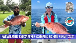 Red Snapper  Exempted Fishing Permit 2024 [upl. by Chrisoula489]