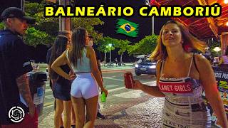 🇧🇷 Balneário Camboriú Brazil Nightlife 【 4K UHD 】 [upl. by Silirama]