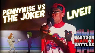 Pennywise VS The Joker  Cartoon Beatbox Battles Live [upl. by Gasper]