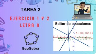 Tarea 2  Plantilla Ejercicio 1 y 2 Letra A [upl. by Risan109]