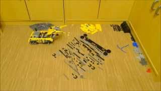 Lego 8043 Technic Raupenbagger motorized excavator speed building timelaps [upl. by Bevash]