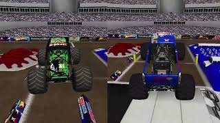 Rigs of Rods Monster Jam  RCD Stadium Show 2 Racing Finals [upl. by Malvia]