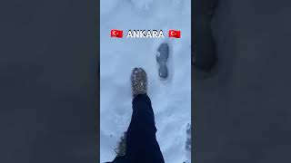 Ankaraya kar yağdı🇹🇷🦌 [upl. by Odom194]