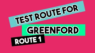 Driving Test Route  Greenford Test Route 1  London [upl. by Bilski]