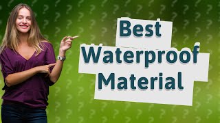 What is the best waterproof material for rain jackets [upl. by Nisaj]