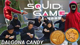 SQUID GAME PARODI DALGONA CANDY CHALLENGE  Mikael TubeHD [upl. by Hna]