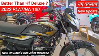 2022 New Bajaj Platina 100 Comfortec Review  On Road Price Changes Mileage  bajaj platina [upl. by Cocks]