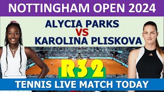 Alycia Parks vs Karolína Plíšková [upl. by Silvio124]