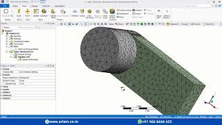 How to do tetrahedral Mesh  Ansys Workbench 12 [upl. by Aeet796]