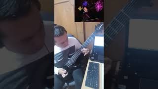 Billy y los Gasonoros  Asustado Solo Guitar Cover guitar solo cartoon [upl. by Ecinad]