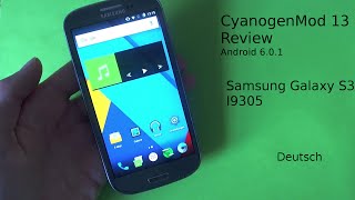 CyanogenMod 13 Android 601 Review  auf dem Samsung Galaxy S3 LTE Deutsch  German • HD [upl. by Enella324]