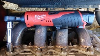 Milwaukee cordless ratchet 2457 unboxing and review [upl. by Ayram]