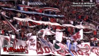 River vs All Boys  Yo te sigo a todas partes Millonario [upl. by Halfon125]