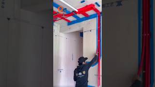 Electrical bottom box install electrician electricalelectricalengineering [upl. by Hewett]