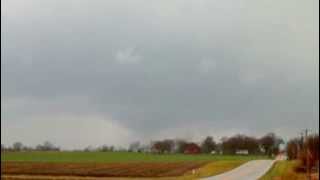 EF2 Tornado 111713 Coal City Diamond Wilmington IL RAW VIDEO [upl. by Elyl775]