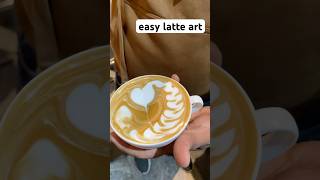 easy latte art coffeetrend [upl. by Arabel]