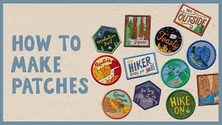 How to Make a Custom Patch  DIY  Beginner Friendly [upl. by Tegan]