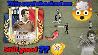 Laurent Blanc 🇫🇷 fc mobile review 🤯🤯 better than all CB best CB in fc mobile💯 gameplay fc25 fifa [upl. by Gona253]