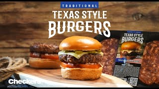 The Perfect Texas Style Burger Recipe  Checkers South Africa [upl. by Leifeste]