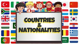 Countries and Nationalities  Learn English [upl. by Ynotna]