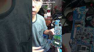 Acer travelmate p214 no power fix viral shorts video [upl. by Dorina]