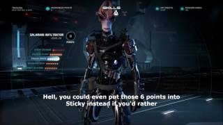 Salarian Infiltrator Build Guide Mass Effect Andromeda Multiplayer [upl. by Thorpe]