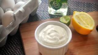 মেয়োনিজ  Mayonnaise Recipe Bangla  Home Made Mayonnaise  How To Make Mayonnaise [upl. by Gillie]