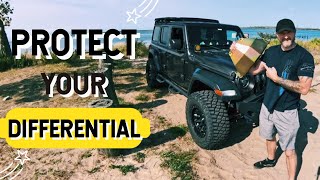 Metalcloak Rear Differential Skid Plate Install on Jeep Wrangler JL [upl. by Hally]