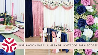 Decoración de boda elegante  ¡Inspiración para la mesa de invitados [upl. by Gotthard]