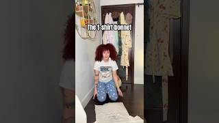 YOU CAN USE A TSHIRT AS A BONNET curlyhair hairhacks [upl. by Chipman954]