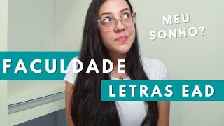 COMO É CURSAR LETRAS EAD  Respondi a TAG Minha Faculdade 🤐🤓 Será que amo mesmo o curso de Letras [upl. by Vasilek701]