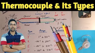 Thermocouple  Working and Principle of Thermocouple  Types of Thermocouple [upl. by Akcirred]