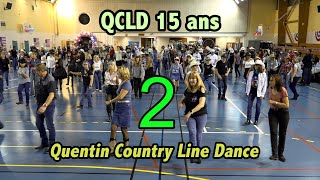 Vidéo N°2 des 15 ans du club quotQuentin Country Line Dancequot à Élancourt 78 samedi 23 novembre 2024 [upl. by Assyla]