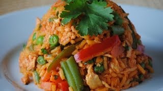 COLOMBIAN ARROZ CON POLLO  How To Make Chicken and Rice  SyS [upl. by Cleve288]