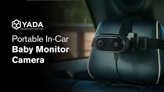 YADA  Portable InCar Baby Monitor Camera 1080P FHD for iPhone and Android BT532925 [upl. by Aneekat]