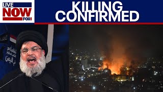 DEATH CONFIRMED Hezbollah leader assassinated by Israel  LiveNOW from FOX [upl. by Asennav450]