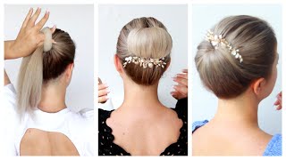 12 Easy Hairstyles in less than a minute [upl. by Aicenaj]